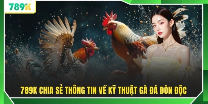 789K chia sẻ thông tin về kỹ thuật gà đá đòn độc