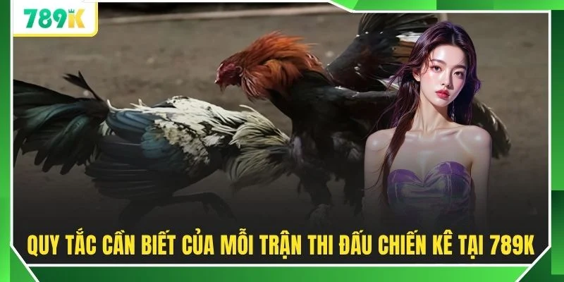 Quy tắc  cần biết của mỗi trận thi đấu chiến kê tại 789K