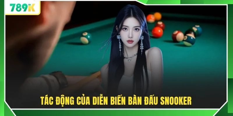 Tác động của diễn biến bàn đấu Snooker